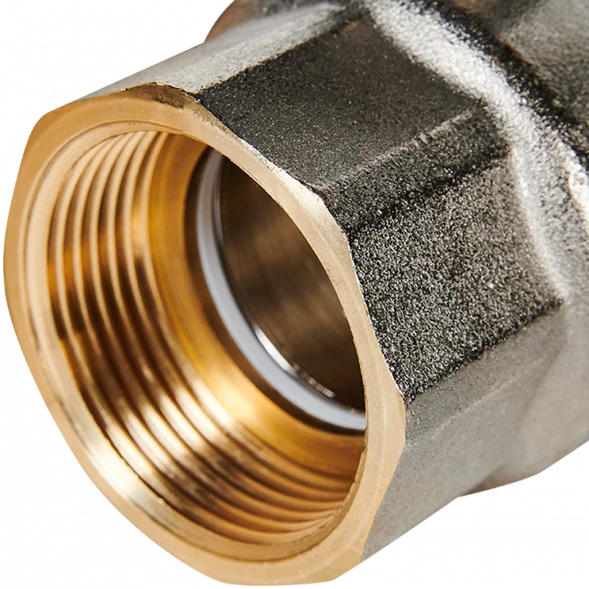 Кран шаровой полнопроходной STOUT ВР/НР ручка бабочка 1 1/4