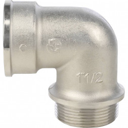 SFT-0016-000112 STOUT Угольник с упором НВ никелированный 1 1/2 (270024N141400B)