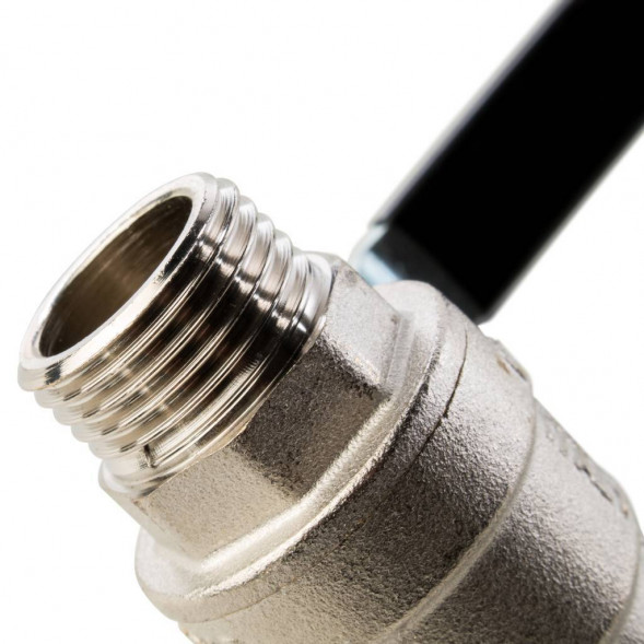 Кран шаровой STOUT полнопроходной, НР/НР, ручка рычаг 1/2