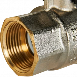 Кран шаровой полнопроходной с американкой STOUT ВР/НР ручка бабочка 3/4