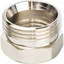 SFT-0041-000012 STOUT Разъемное соединение  американка  ВН никелированное, уплотнение под гайкой o-ring кольцо 1/2 (2700I2N040400B)
