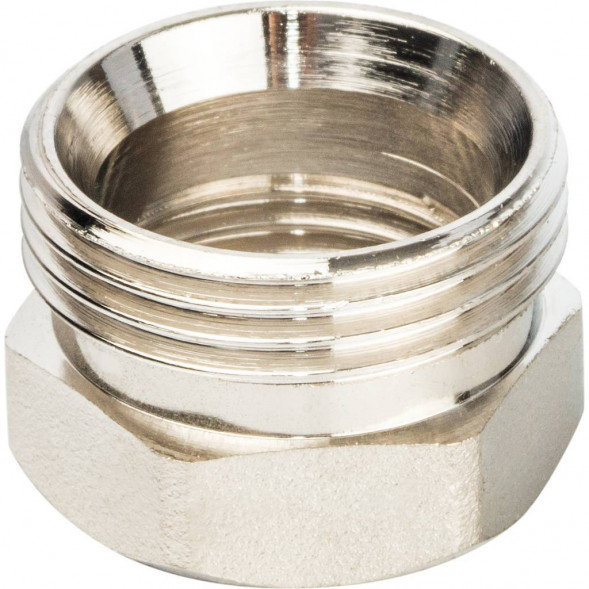 SFT-0041-000012 STOUT Разъемное соединение  американка  ВН никелированное, уплотнение под гайкой o-ring кольцо 1/2 (2700I2N040400B)