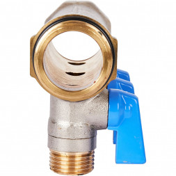 SMB 6211 011203 STOUT Коллектор с шаровыми кранами 1 , 3 отвода 1/2  (синие ручки) (6200R6N1004B3B)