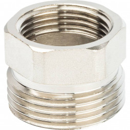 SFT-0041-000034 STOUT Разъемное соединение  американка  ВН никелированное, уплотнение под гайкой o-ring кольцо 3/4 (2700I2N050500B)