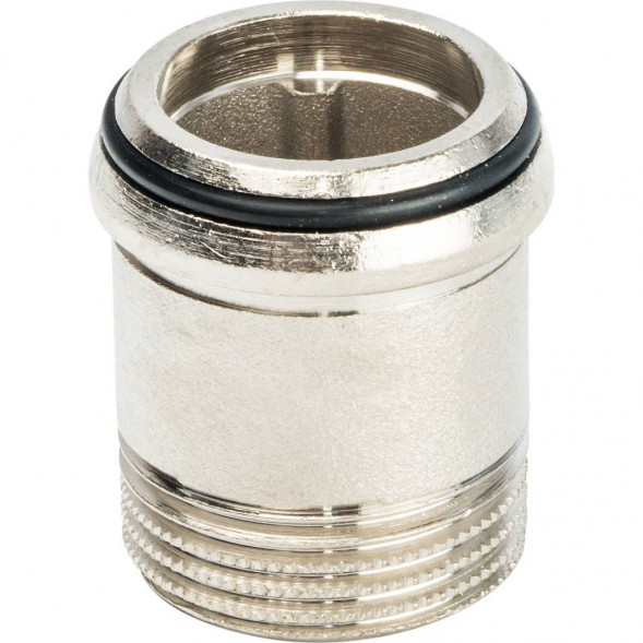 SFT-0041-000034 STOUT Разъемное соединение  американка  ВН никелированное, уплотнение под гайкой o-ring кольцо 3/4 (2700I2N050500B)