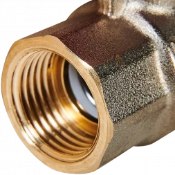 Кран шаровой полнопроходной с американкой STOUT ВР/НР ручка бабочка 1/2 (EPDM)