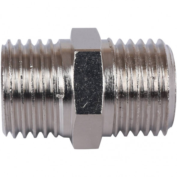 SFT-0004-001414 STOUT Ниппель HH никелированный 1/4 (260000N020200B)