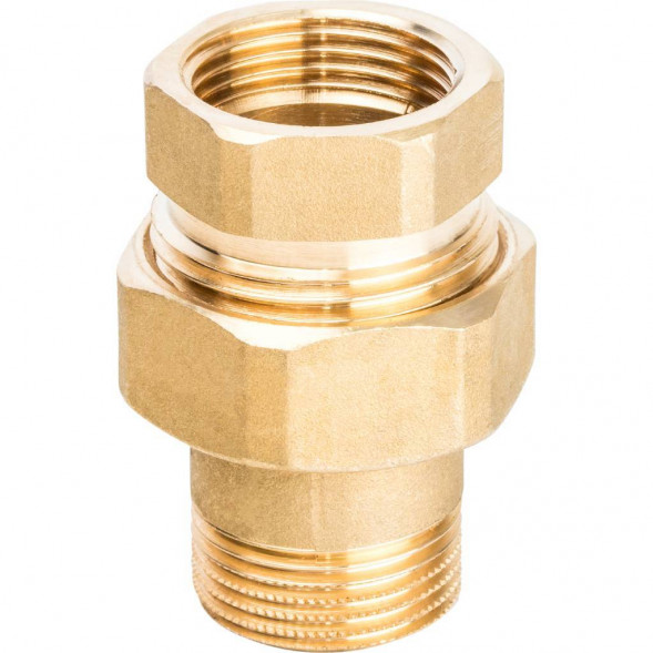 SFT-0044-000034 STOUT Разъемное соединение  американка  ВН, уплотнение под гайкой по плоскости, 3/4” (2700A1H050500B)