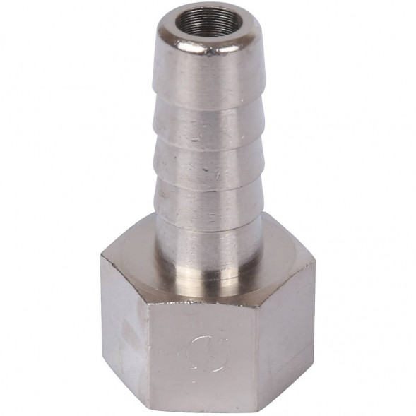 SFT-0066-001410 STOUT Штуцер ВР никелированный 1/4 x10 (2600F1N021000B)