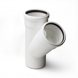 Тройник Pro Aqua Stilte Белый 50x50/45