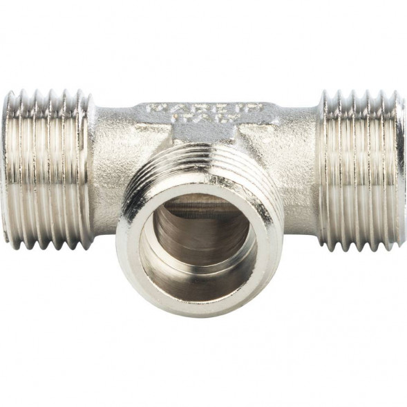 SFT-0018-343434 STOUT Тройник НН никелированный 3/4X3/4X3/4 (270010N050505B)