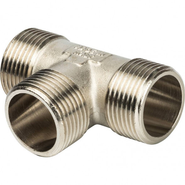 SFT-0018-000111 STOUT Тройник НН никелированный 1 X1 X1 (270010N101010B)