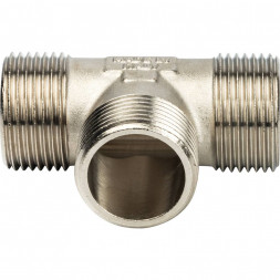 SFT-0018-000111 STOUT Тройник НН никелированный 1 X1 X1 (270010N101010B)