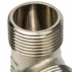 SFT-0018-000111 STOUT Тройник НН никелированный 1 X1 X1 (270010N101010B)