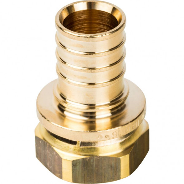 SFA-0019-002534 STOUT Переходник с накидной гайкой 25xG 3/4  для труб из сшитого полиэтилена аксиальный (3400C7H052535B)