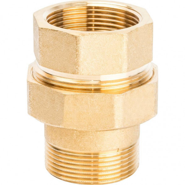 SFT-0044-000112 STOUT Разъемное соединение  американка  ВН, уплотнение под гайкой по плоскости, 1” 1/2 (2700A1H141400B)