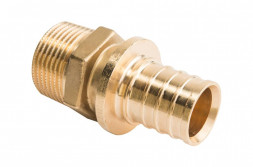 SFA-0001-002510 STOUT Переходник с наружной резьбой 25xR 1  для труб из сшитого полиэтилена аксиальный (340001H102535B)