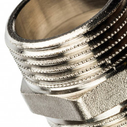 SFT-0004-000011 STOUT Ниппель HH никелированный 1 (260000N101000B)