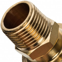 SFA-0001-002512 STOUT Переходник с наружной резьбой 25xR 1/2  для труб из сшитого полиэтилена аксиальный (340001H042535B)