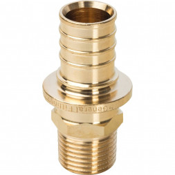 SFA-0001-002512 STOUT Переходник с наружной резьбой 25xR 1/2  для труб из сшитого полиэтилена аксиальный (340001H042535B)