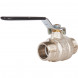 Кран шаровой STOUT полнопроходной, НР/НР, ручка рычаг 1