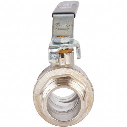 Кран шаровой STOUT полнопроходной, НР/НР, ручка рычаг 1