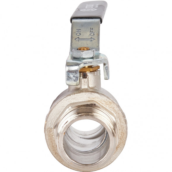 Кран шаровой STOUT полнопроходной, НР/НР, ручка рычаг 1