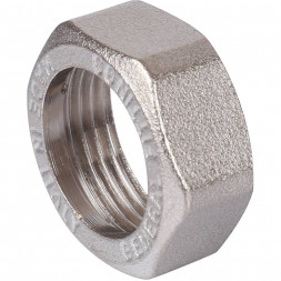 SFT-0045-000012 STOUT Разъемное соединение  американка  ВН, никелированное, уплотнение под гайкой по плоскости, 1/2” (2700A1N040400B)