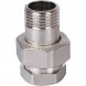 SFT-0045-000012 STOUT Разъемное соединение  американка  ВН, никелированное, уплотнение под гайкой по плоскости, 1/2” (2700A1N040400B)