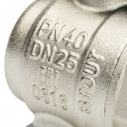 Кран шаровой полнопроходной угловой STOUT ВР/НР, ручка бабочка 1, американка