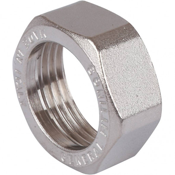 SFT-0045-000034 STOUT Разъемное соединение  американка  ВН, никелированное, уплотнение под гайкой по плоскости, 3/4” (2700A1N050500B)