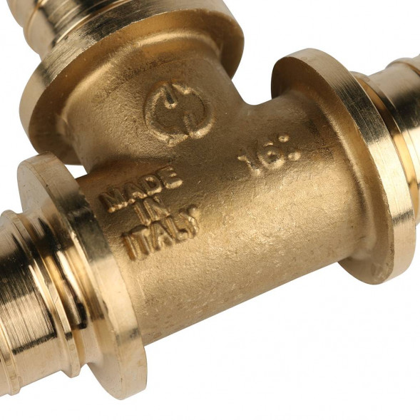 SFA-0013-000025 STOUT Тройник равнопроходный 25x25x25 для труб из сшитого полиэтилена аксиальный (340010H253500B)