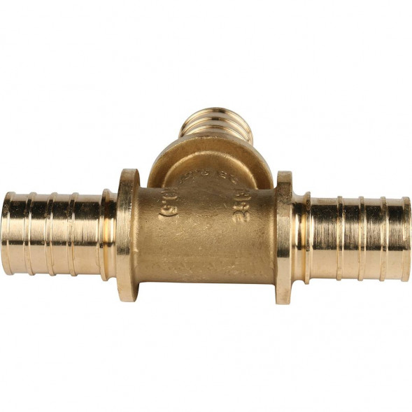 SFA-0013-000025 STOUT Тройник равнопроходный 25x25x25 для труб из сшитого полиэтилена аксиальный (340010H253500B)