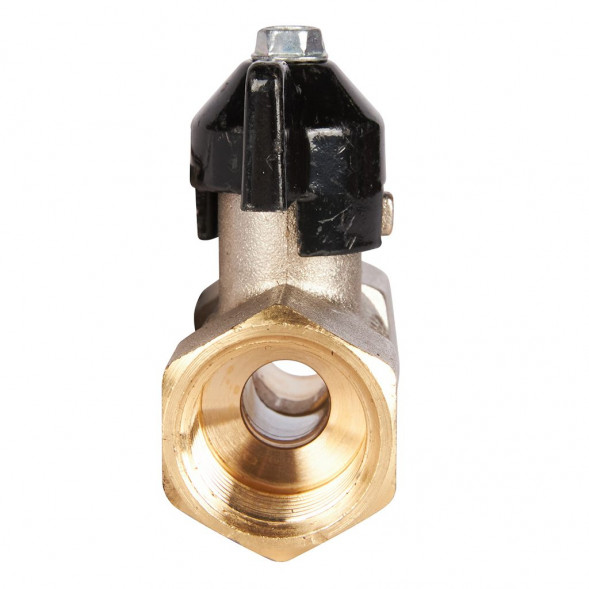 Кран шаровой STOUT с накидной гайкой ВР/накидная гайка, ручка бабочка 1/2x1/2