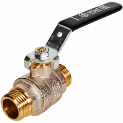Кран шаровой полнопроходной STOUT НР/НР ручка рычаг 1/2