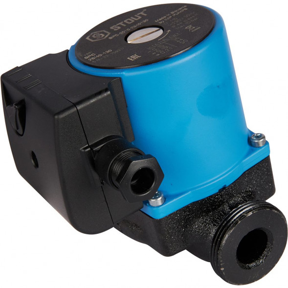 SPC-0010-2540130 STOUT Насос циркуляционный 25/40-130
