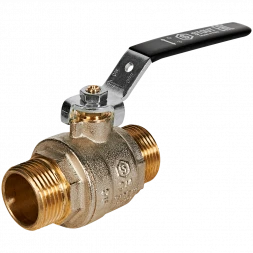 Кран шаровой полнопроходной STOUT НР/НР ручка рычаг 3/4