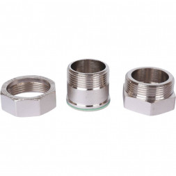 SFT-0045-000114 STOUT Разъемное соединение  американка  ВН, никелированное, уплотнение под гайкой по плоскости, 1” 1/4 (2700A1N121200B)