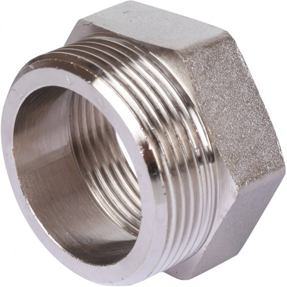 SFT-0045-000114 STOUT Разъемное соединение  американка  ВН, никелированное, уплотнение под гайкой по плоскости, 1” 1/4 (2700A1N121200B)