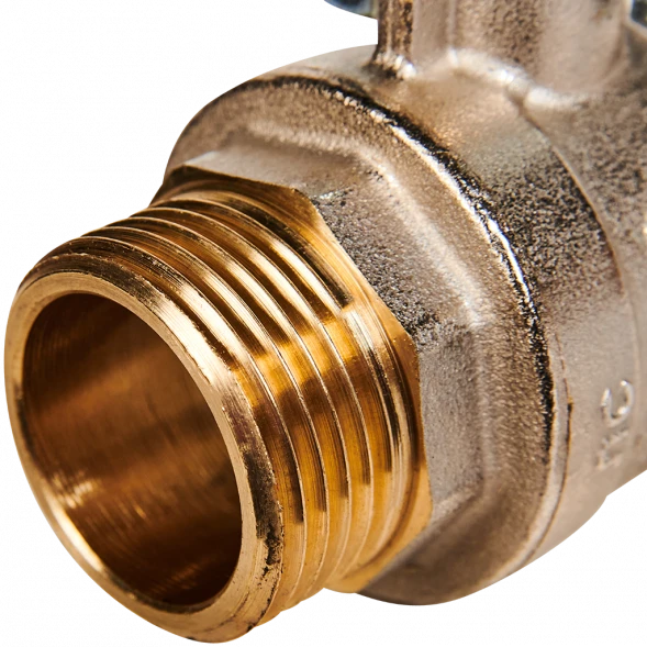 Кран шаровой полнопроходной STOUT НР/НР ручка рычаг 1