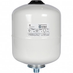STW-0015-000008 STOUT Расширительный бак, для ГВС 8 л. вертикальный (цвет белый)