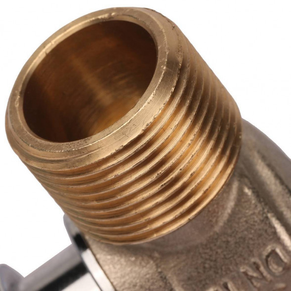 Кран шаровой STOUT с накидной гайкой угловой, НР/накидная гайка, ручка бабочка 3/4x3/4