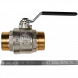 Кран шаровой полнопроходной STOUT НР/НР ручка рычаг 1 1/4