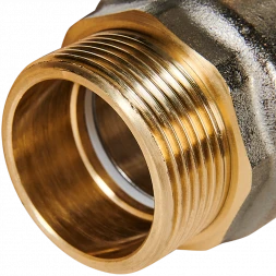 Кран шаровой полнопроходной STOUT НР/НР ручка рычаг 1 1/4