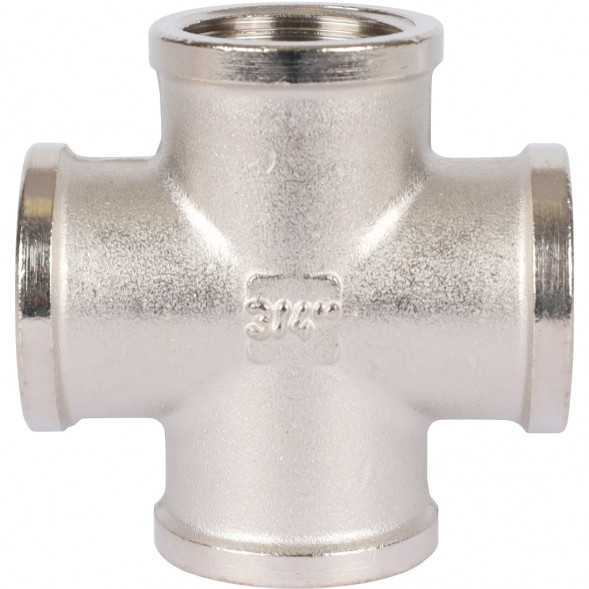 SFT-0031-000034 STOUT Крестовина ВВ никелированная 3/4 (270036N050000B)