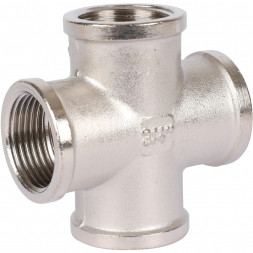 SFT-0031-000034 STOUT Крестовина ВВ никелированная 3/4 (270036N050000B)