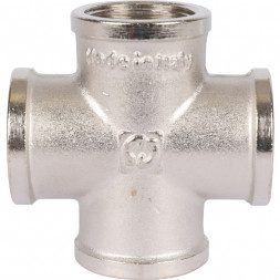 SFT-0031-000034 STOUT Крестовина ВВ никелированная 3/4 (270036N050000B)