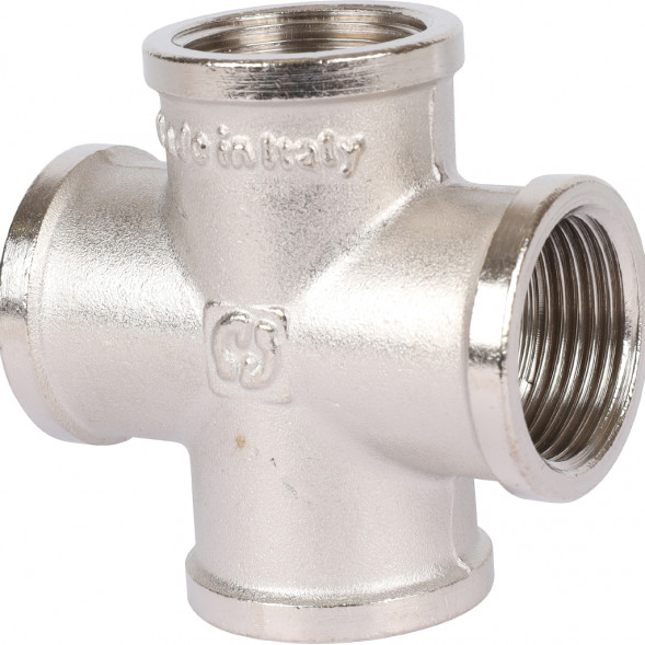 SFT-0031-000034 STOUT Крестовина ВВ никелированная 3/4 (270036N050000B)