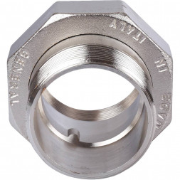 SFT-0045-000002 STOUT Разъемное соединение  американка  ВН, никелированное, уплотнение под гайкой по плоскости, 2” (2700A1N202000B)