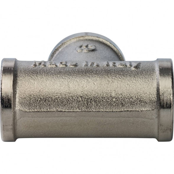 SFT-0020-000038 STOUT Тройник ВВ никелированный 3/8 (270014N030303B)